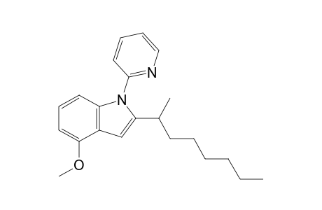 4-Methoxy-2-(octan-2-yl)-1-(pyridin-2-yl)-1H-indole