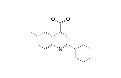 2-cyclohexyl-6-methylcinchoninic acid