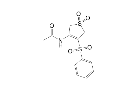 3-ACETAMIDO-4-PHENYLSULFONYL-2,5-DIHYDROTHIOPHENE-S,S-DIOXIDE