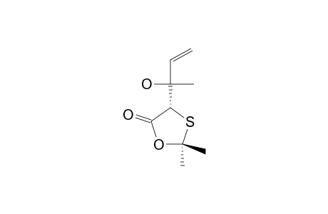 4-(1-HYDROXY-1-METHYLPROP-2-EN-1-YL)-2,2-DIMETHYL-1,3-OXATHIOLAN-5-ONE;ISOMER-#1