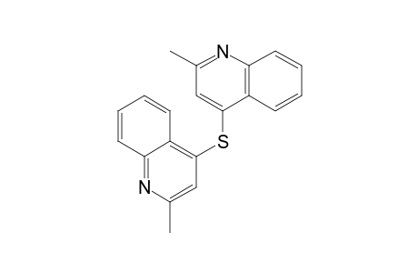 Quinoline, 2-methyl-4-[(2-methyl-4-quinolinyl)thio]-