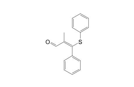 2-Methyl-3-phenyl-3-(phenylthio)-2-propenal