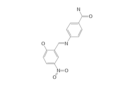 Benzamide, 4-(2-hydroxy-5-niyrobenzylidenamino)-