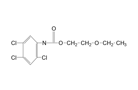 2,4,5-trichlorocarbanilic acid, 2-ethoxyethyl ester