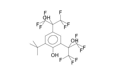 2,4-DI(ALPHA-HYDROXYHEXAFLUOROISOPROPYL)-6-TERT-BUTYLPHENOL