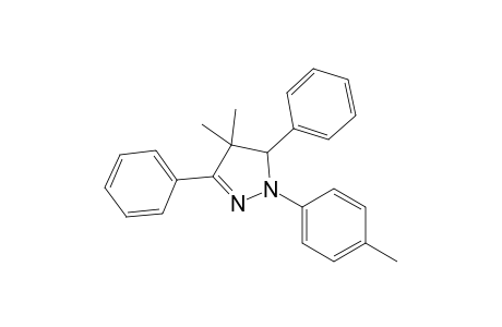 1-(4-Methylphenyl)-3,5-diphenyl-4,4-dimethyl-2-pyrazoline