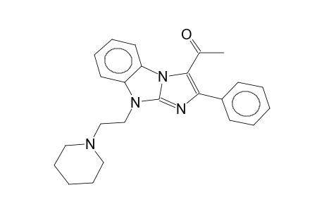 1-acetyl-2-phenyl-4-(2-piperidinoethyl)-4H-benzo[d]imidazo[1,2-a]imidazole