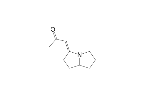 (1E)-1-Hexahydro-3H-pyrrolizin-3-ylidene-2-propanone