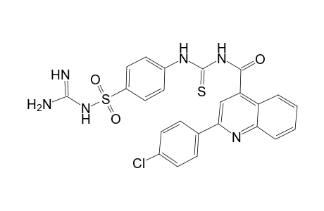 4-[({[4-({[amino(imino)methyl]amino}sulfonyl)anilino]carbothioyl}amino)carbonyl]-2-(4-chlorophenyl)quinoline