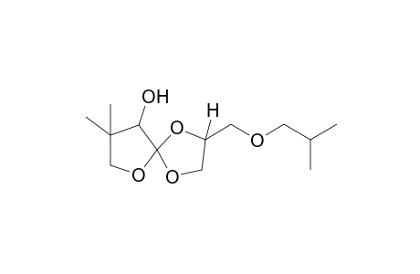 8,8-dimethyl-2-(isobutoxymethyl)-1,4,6-trioxaspiro[4.4]nonan-9-ol