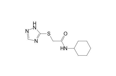 Acetamide, N-cyclohexyl-2-(2H-[1,2,4]triazol-3-ylsulfanyl)-