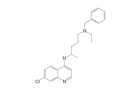 7-Chloro-4-[1-methyl-4-[N-ethyl-N-benzylamino]butylamino]quinoline