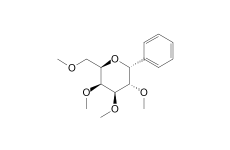 .beta.-1,5-Anhydro-2,3,4,6-tetra-o-methyl-1-C-phenyl-D-glucitol