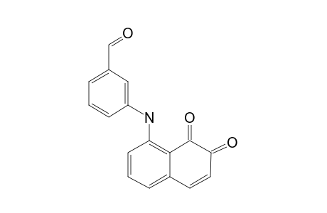 8-(3-Formylanilino)naphtho-1,2-quinone