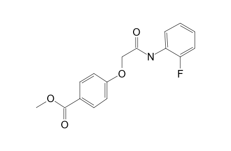 Benzoic acid, 4-[(2-fluorophenylcarbamoyl)methoxy]-, methyl ester