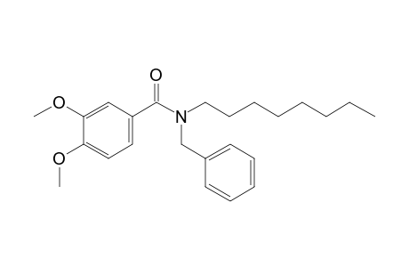 Benzamide, 3,4-dimethoxy-N-benzyl-N-octyl-