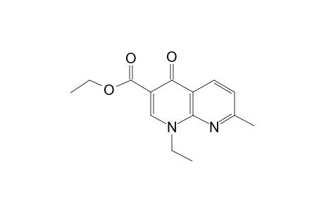 1,8-Naphthyridine-3-carboxylic acid, 1-ethyl-1,4-dihydro-7-methyl-4-oxo-, ethyl ester