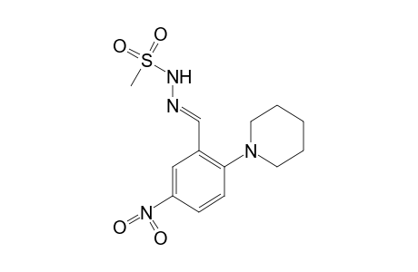 methanesulfonic acid, (5-nitro-2-piperidinobenzylidene)hydrazine