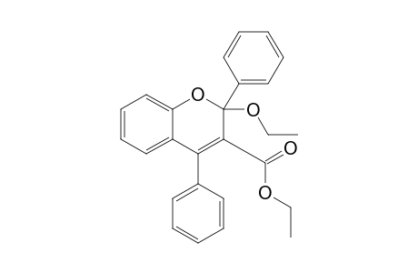 2H-1-Benzopyran-3-carboxylic acid, 2-ethoxy-2,4-diphenyl-, ethyl ester