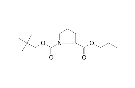 D-Proline, N-neopentyloxycarbonyl-, propyl ester