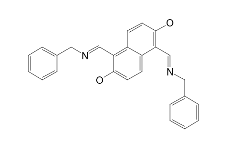 2,6-Naphthalenediol, 1,5-bis[(benzylimino)methyl]-