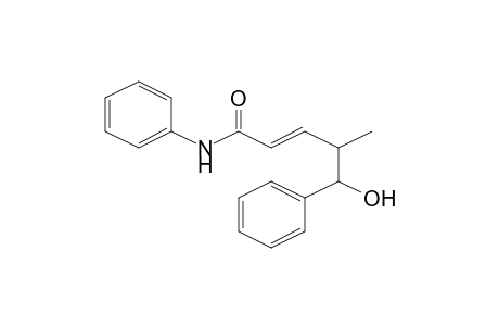 (2E)-5-Hydroxy-4-methyl-N,5-diphenyl-2-pentenamide