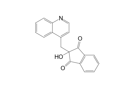 2-Hydroxy-2-(4-quinolinylmethyl)-1,3-indandione