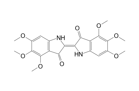 3H-Indol-3-one, 2-(1,3-dihydro-4,5,6-trimethoxy-3-oxo-2H-indol-2-ylidene)-1,2-dihydro -4,5,6-trimethoxy-