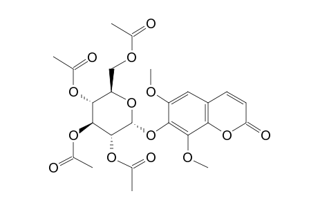 Eleutheroside B1, tetracetate