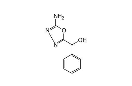 5-amino-alpha-phenyl-1,3,4-oxadiazole-2-methanol