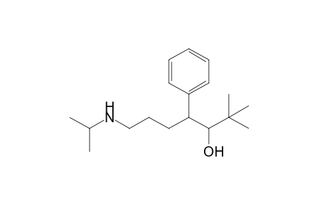 7-Isopropylamino-2,2-dimethyl-4-phenyl-3-heptanol