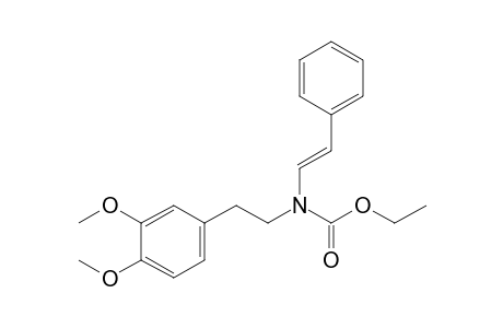 N-Styryl-N-(ethoxycarbonyl)-3,4-dimethoxyphenyl-ethylaminee