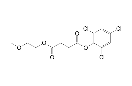 Succinic acid, 2,4,6-trichlorophenyl 2-methoxyethyl ester