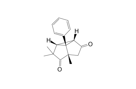 (1R*,2S*,5S*,8R*)-5,7,7-Trimethyl-1-phenyltricyclo[3.3.0.0(2,8)]octane-3,6-dione