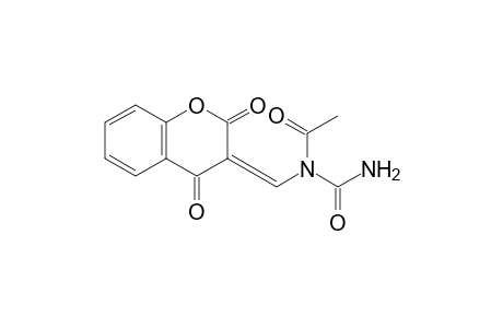 3-[(Acetylureido)methylene]-4-oxocoumarin