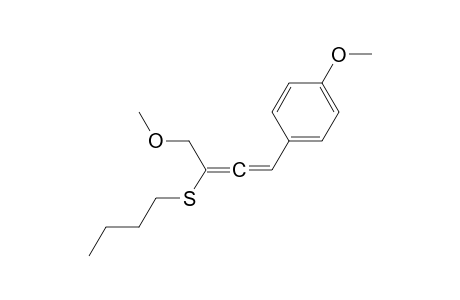 1-n-Butylthia-1-methoxymethyl-3-(p-methoxyphenyl)allene