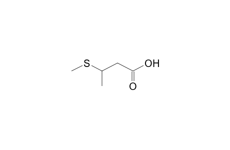 Butanoic acid, 3-(methylthio)-