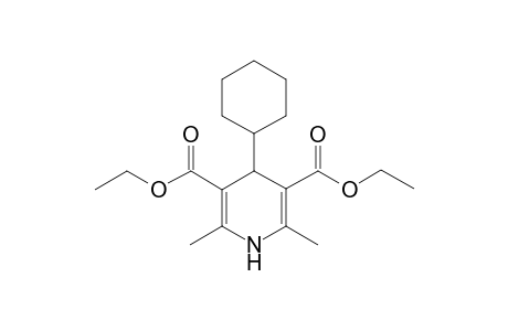 4-cyclohexyl-2,6-dimethyl-1,4-dihydropyridine-3,5-dicarboxylic acid diethyl ester