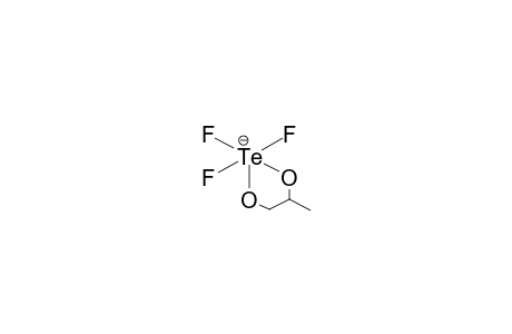 2,2,2-TRIFLUORO-4-METHYL-1,3,2-DIOXATELLUROLANOATE ANION (ISOMER 1)