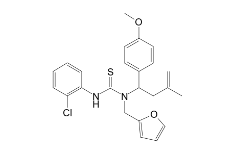 thiourea, N'-(2-chlorophenyl)-N-(2-furanylmethyl)-N-[1-(4-methoxyphenyl)-3-methyl-3-butenyl]-