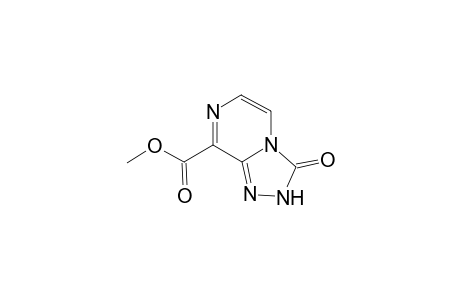 2,3-DIHYDRO-3-OXO-s-TRIAZOLO[4,3-a]PYRAZINE-8-CARBOXYLIC ACID, METHYL ESTER