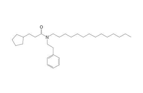 3-Cyclopentylpropionamide, N-(2-phenylethyl)-N-tetradecyl-