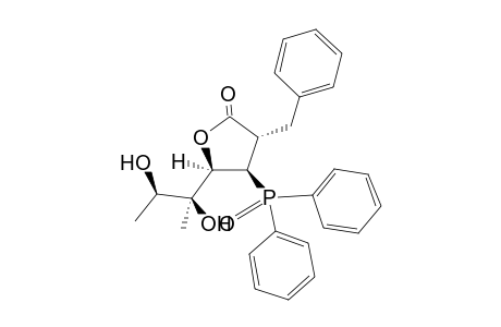 (3S,4R,5R)-3-benzyl-5-[(1S,2R)-1,2-dihydroxy-1-methyl-propyl]-4-diphenylphosphoryl-tetrahydrofuran-2-one