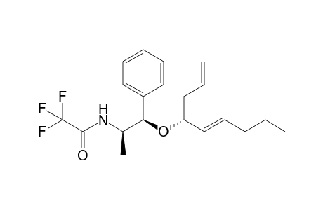 (4R,1'R,2'R)-4-(2'-Trifluoroacetylamido-1'-phenylpropyloxy)non-1,5-diene