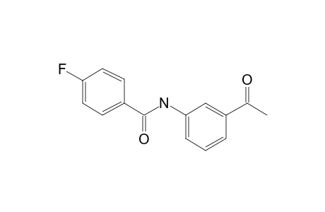 N-(3-Acetylphenyl)-4-fluorobenzamide