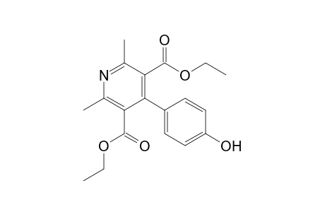 Diethyl 4-(4-hydroxyphenyl)-2,6-dimethyl-3,5-pyridinedicarboxylate