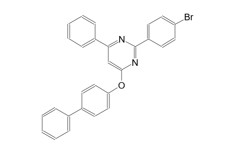 [1,1'-biphenyl]-4-yl 2-(4-bromophenyl)-6-phenyl-4-pyrimidinyl ether