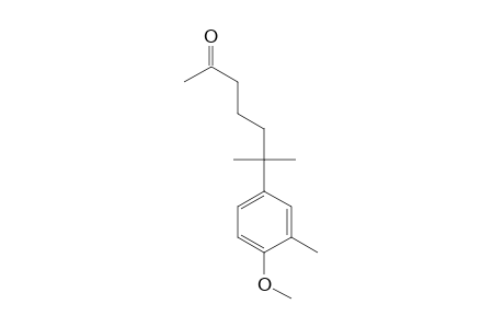 6-(4-methoxy-m-tolyl)-6-methyl-2-heptanone