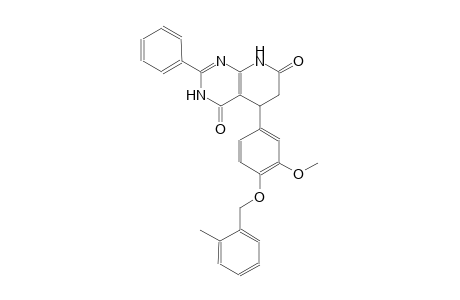 5-{3-methoxy-4-[(2-methylbenzyl)oxy]phenyl}-2-phenyl-5,8-dihydropyrido[2,3-d]pyrimidine-4,7(3H,6H)-dione