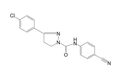 3-(p-chlorophenyl)-4'-cyano-2-pyrazoline-1-carboxanilide